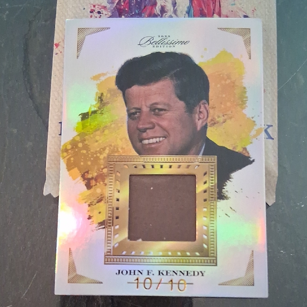 BELLISIMO JOHN F. KENNEDY RELIC CARD